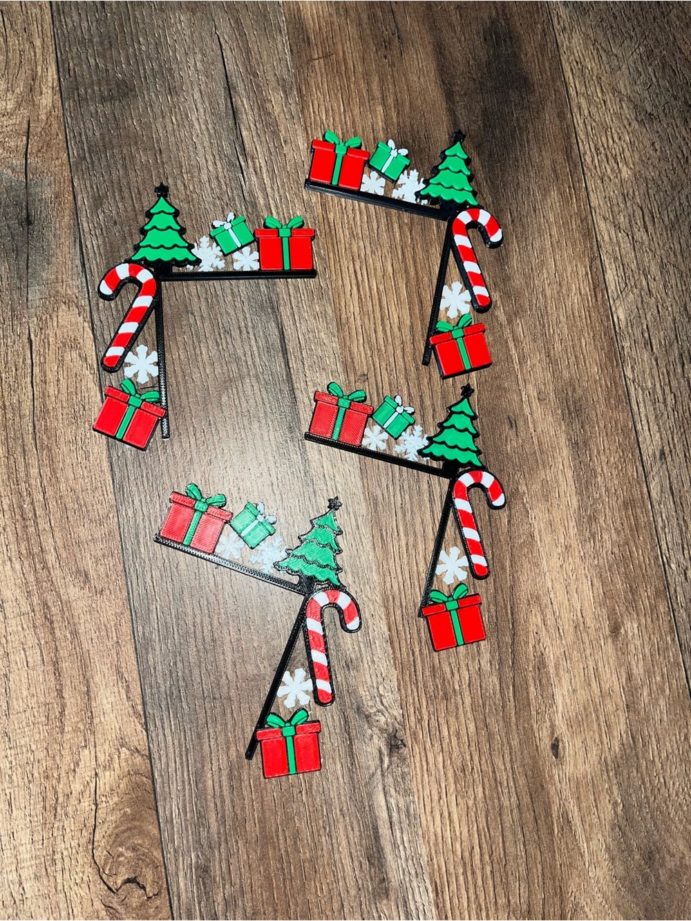 Christmas light switch and outlet decor